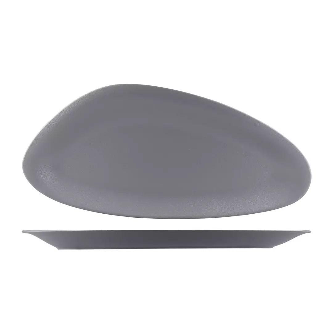 Australian Fine China Beachcomber Neofusion Stone Oval Platter NFBC500-GY