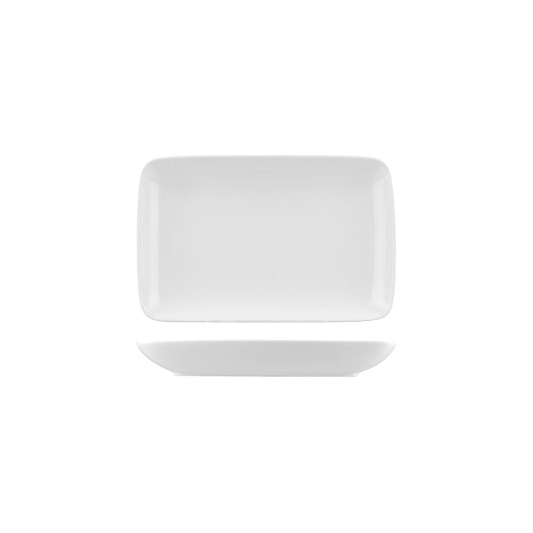 Bistro Rectangular Coupe Plate