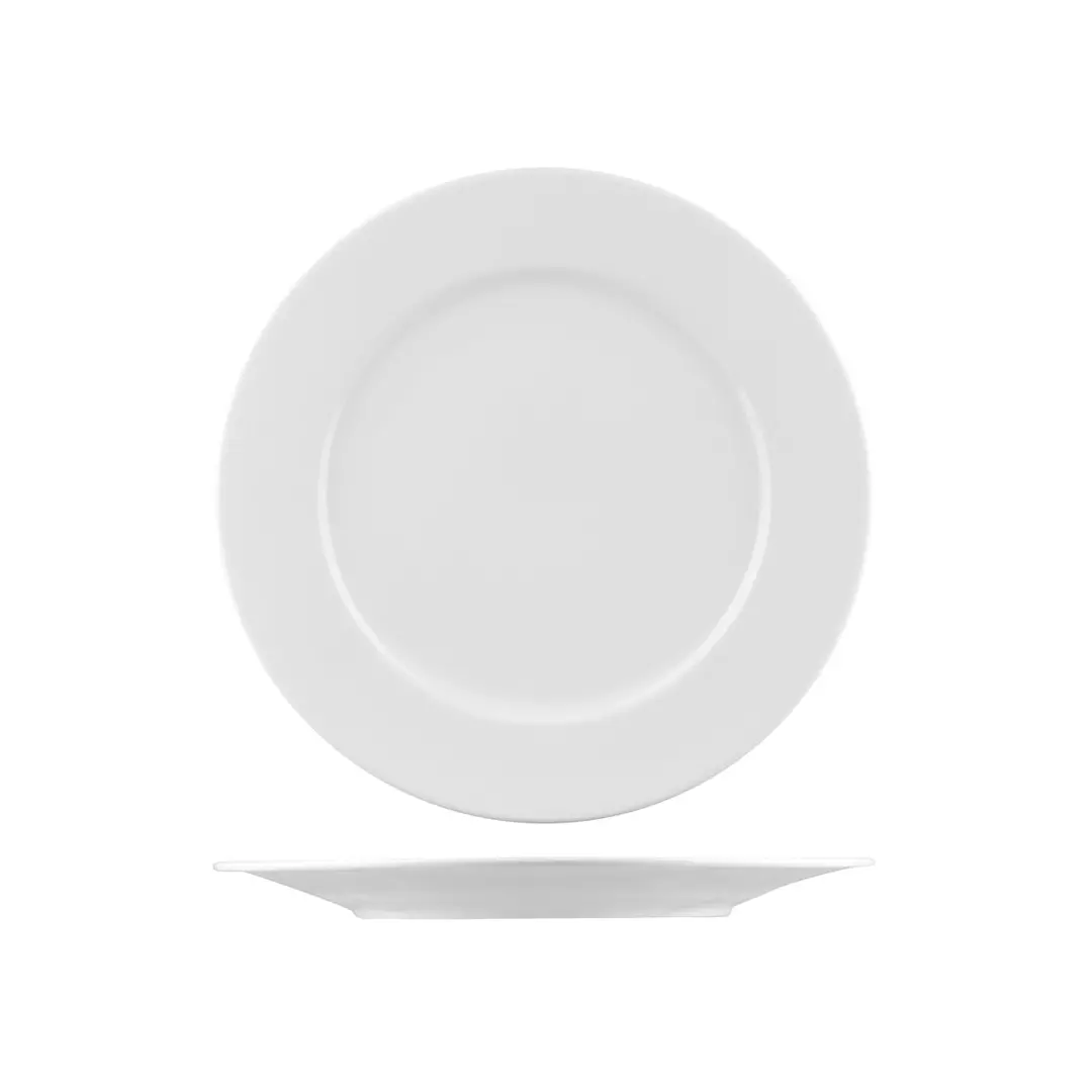 Bistro Round Plate - Wide Rim (B3832)