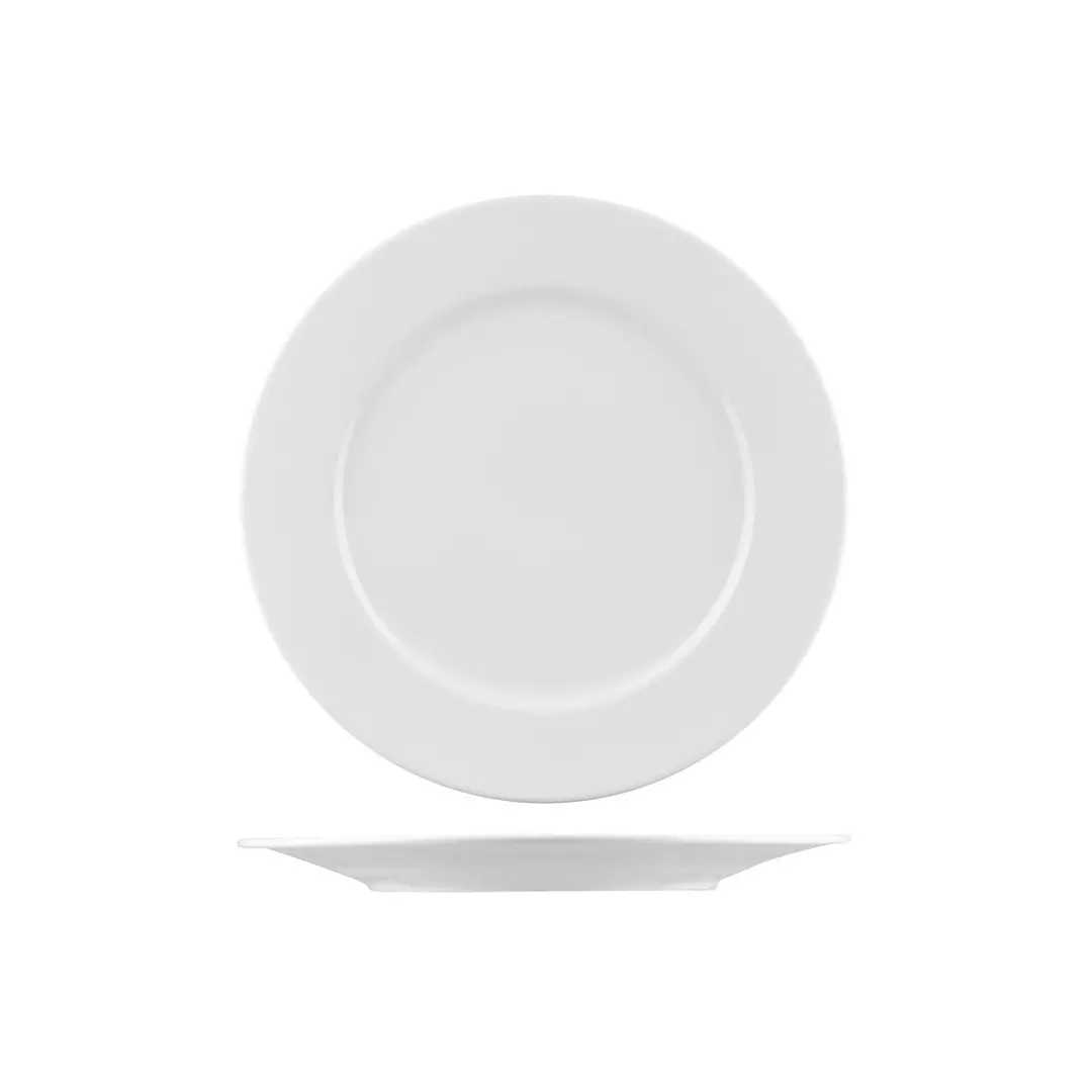 Bistro Round Plate - Wide Rim (B3845)