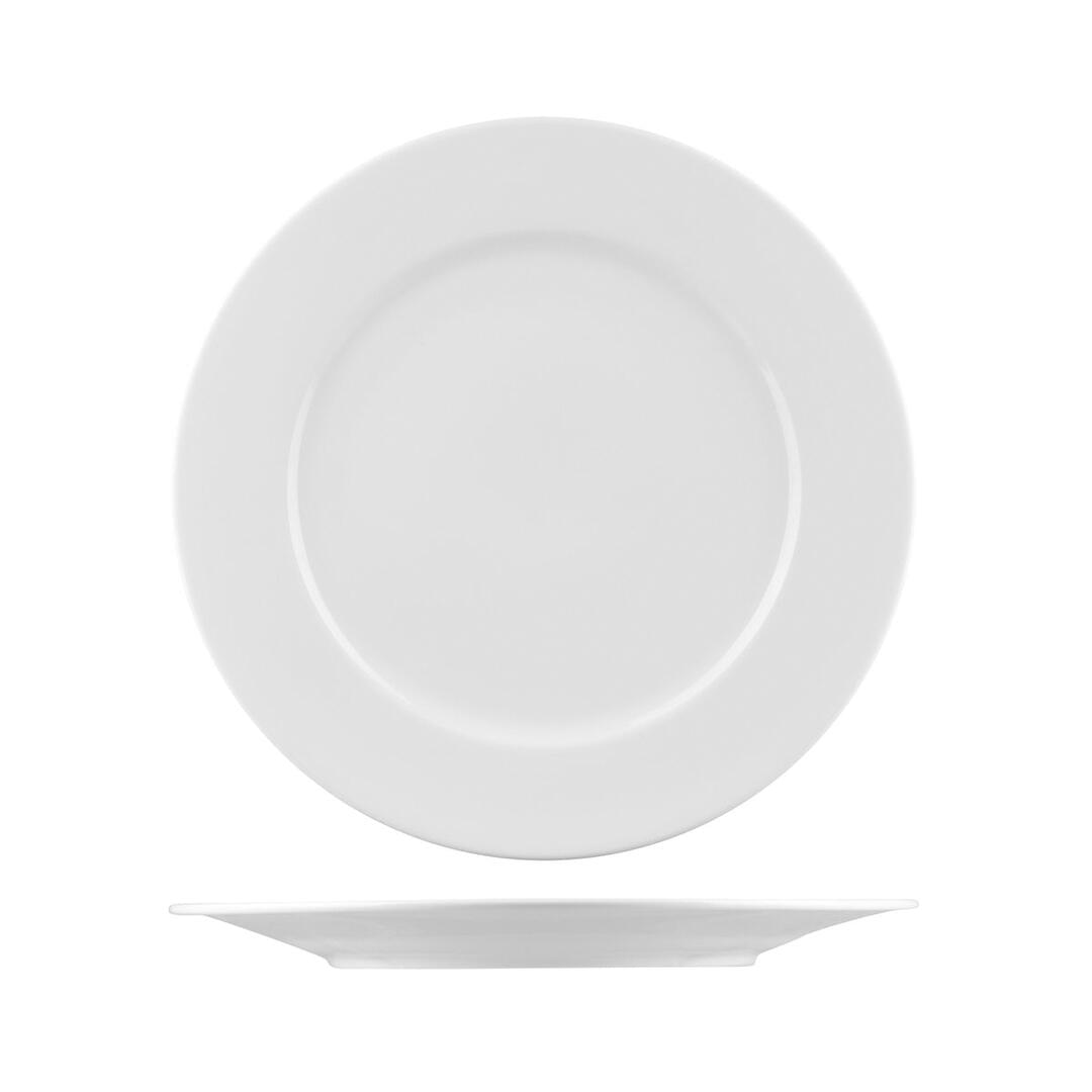 Bistro Round Plate - Wide Rim (B3856)