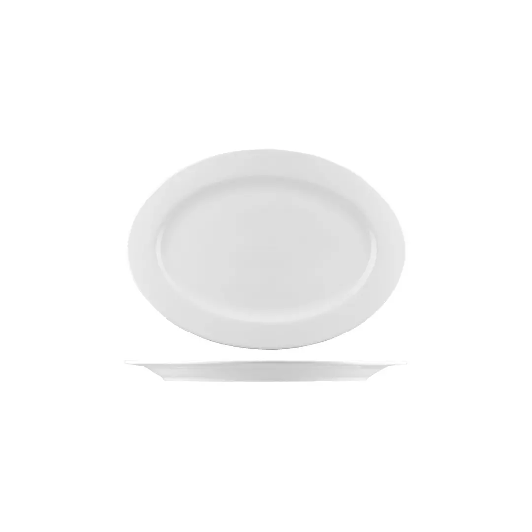 Bistro Oval Plate - Wide Rim (B4802)