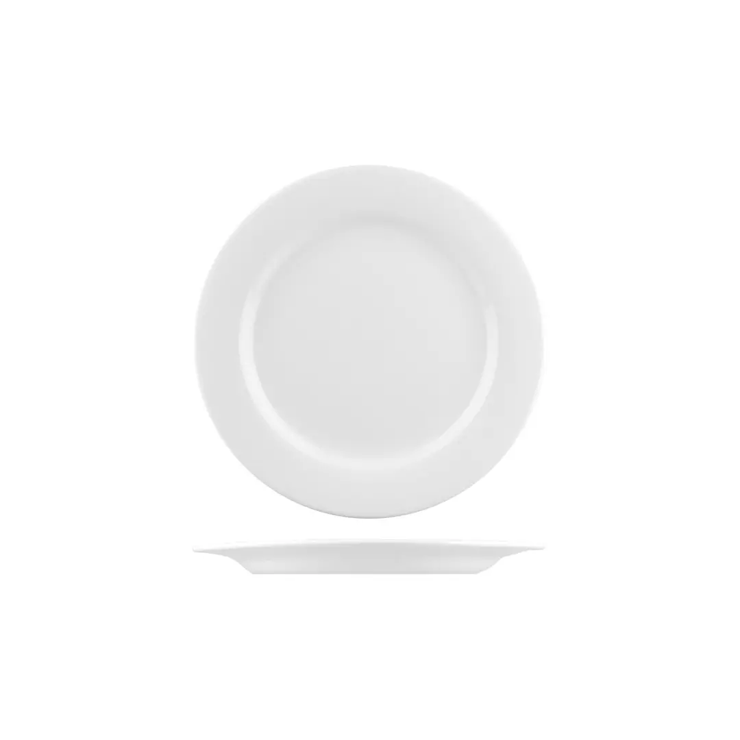 Australian Fine China Flinders Collection Round Plate Wide Rim 270mm