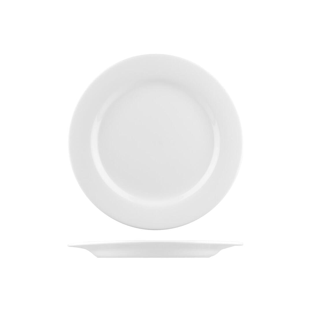 Australian Fine China Flinders Collection Round Plate Wide Rim 290mm