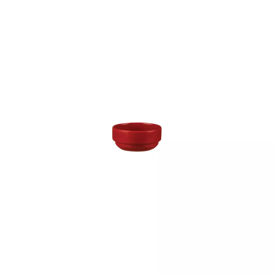 Australian Fine China Flinders Collection Healthcare Stackable Soup Bowl Red 340ml