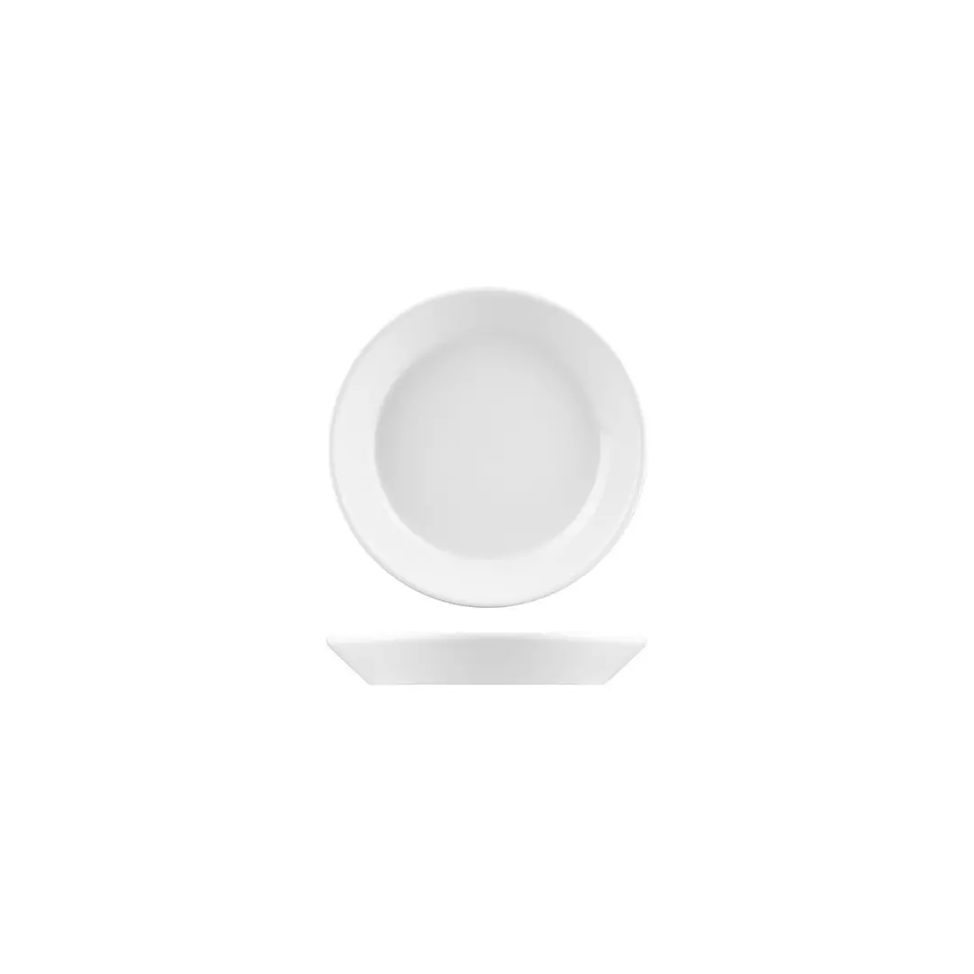 Australian Fine China Flinders Collection Healthcare Round Coupe Plate White 195mm