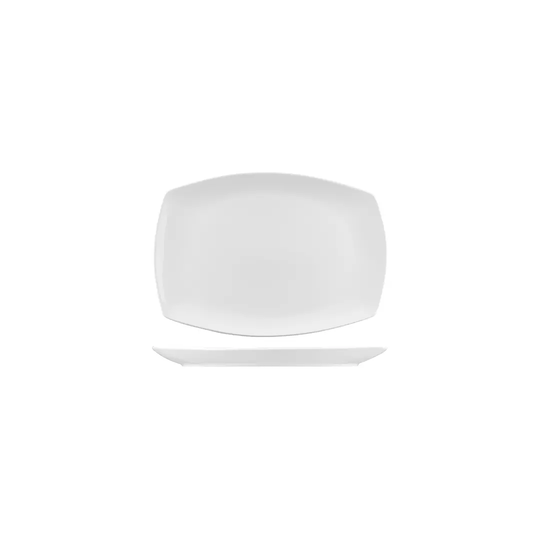 Australian Fine China Xtras Rectangular Coupe Plate White X6009