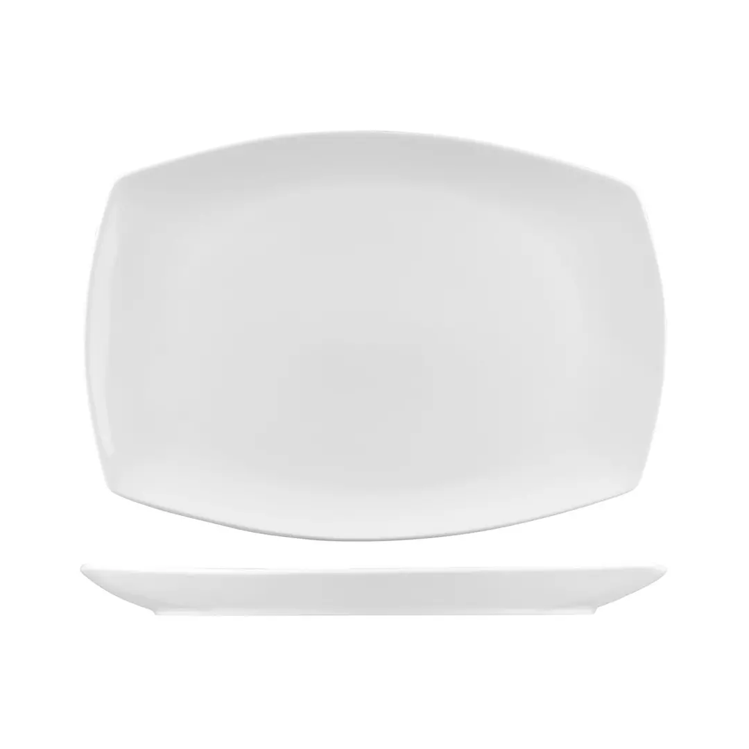 Australian Fine China Xtras Rectangular Coupe Plate White X6011