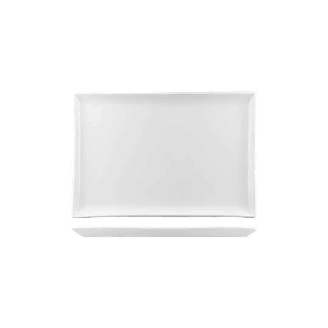 Australian Fine China Xtras Rectangular Flat Platter White X6818