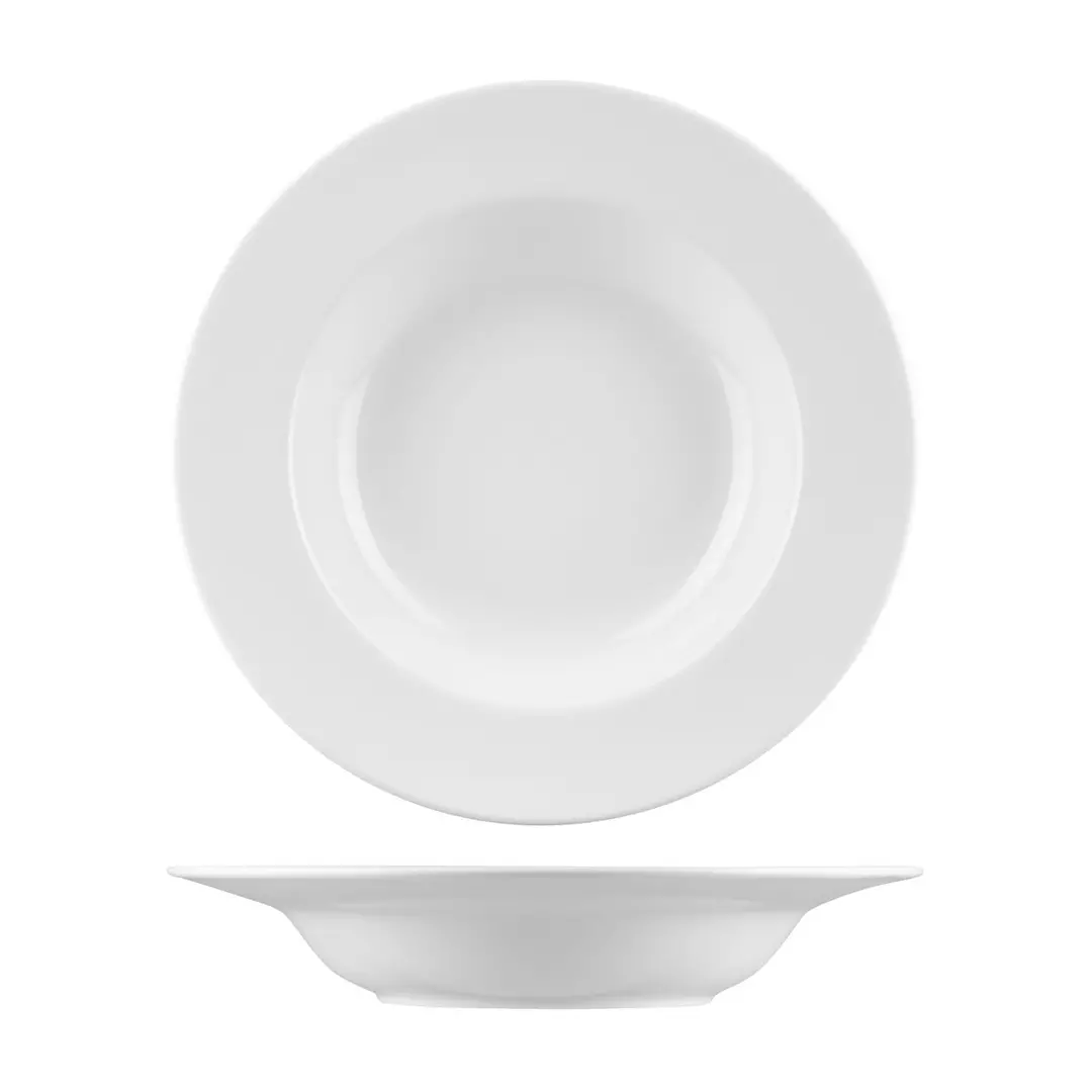 RAK Porcelain Banquet Round Deep Plate Wide Rim 300mm