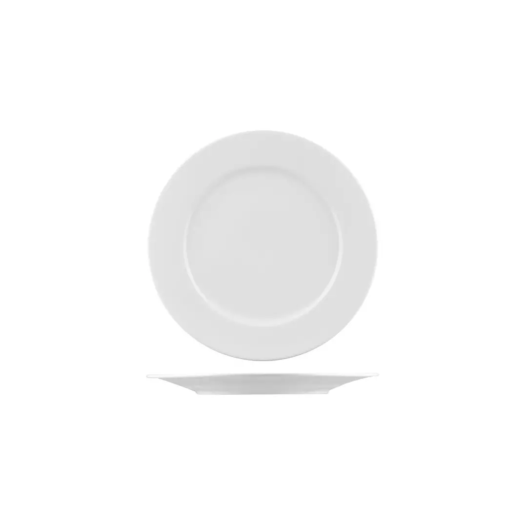 RAK Porcelain Banquet Round Plate Wide Rim 230mm