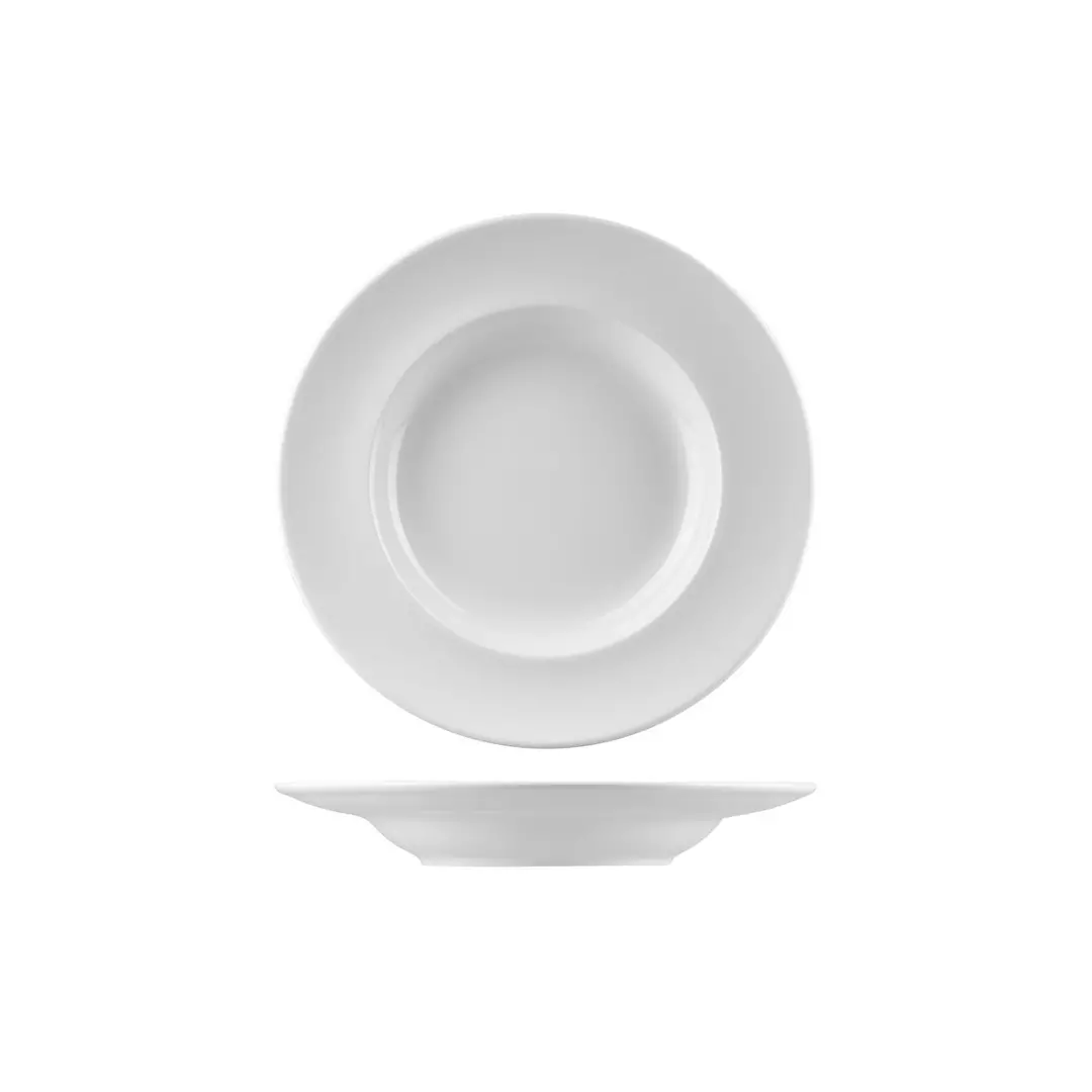 RAK Porcelain Classic Gourmet Deep Round Plate Wide Rim 260mm