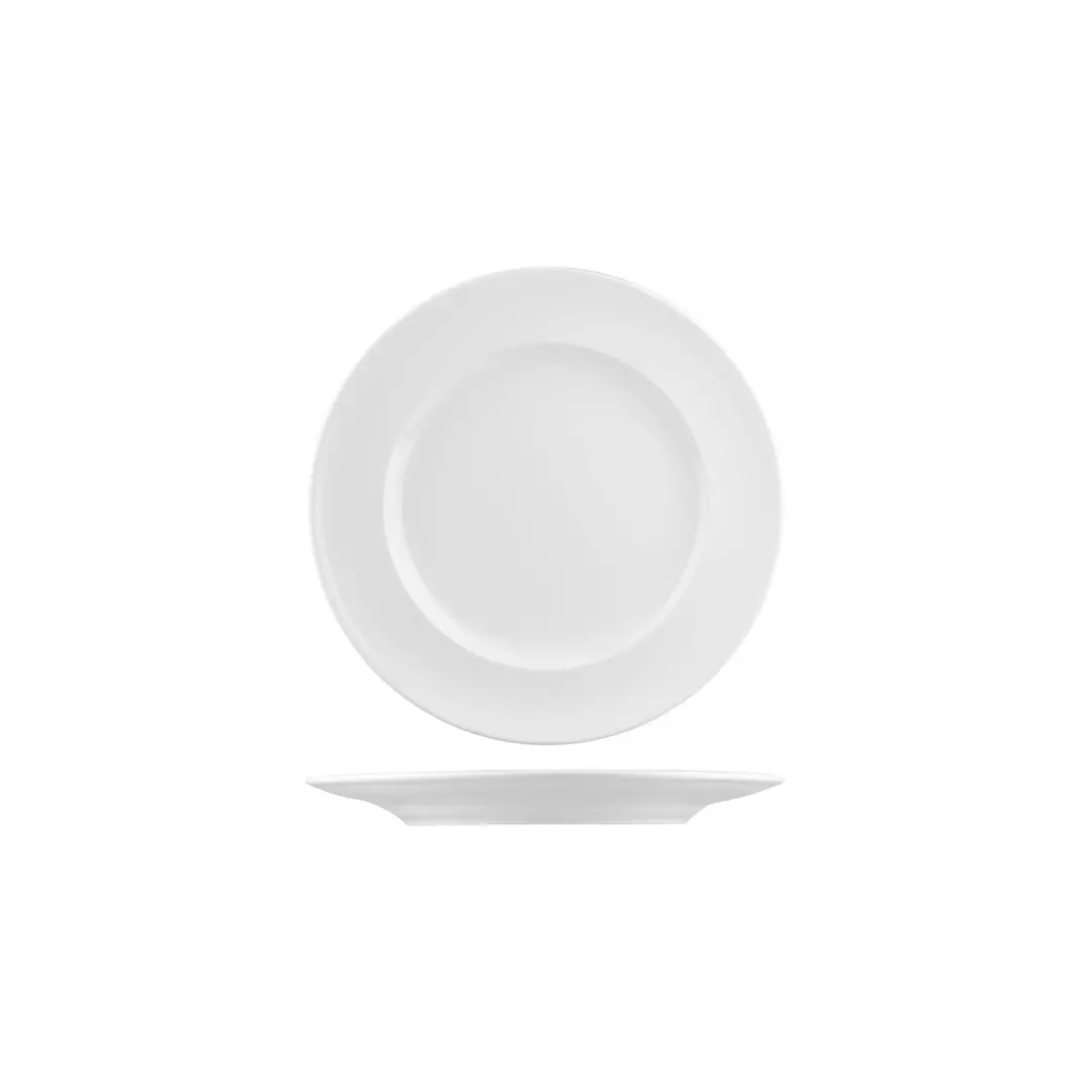 RAK Porcelain Classic Gourmet Round Plate Wide Rim 210mm