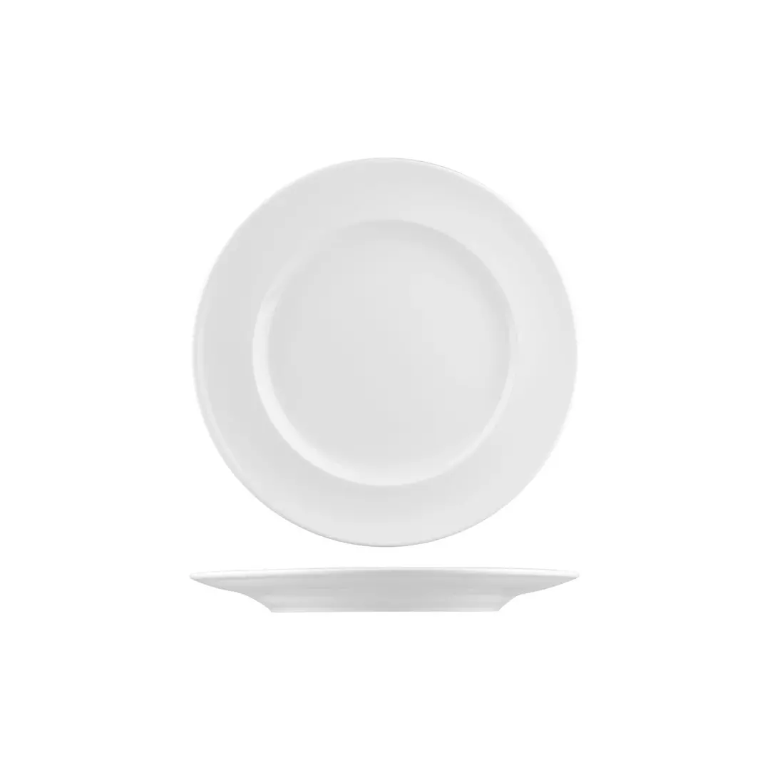 RAK Porcelain Classic Gourmet Round Plate Wide Rim 235mm