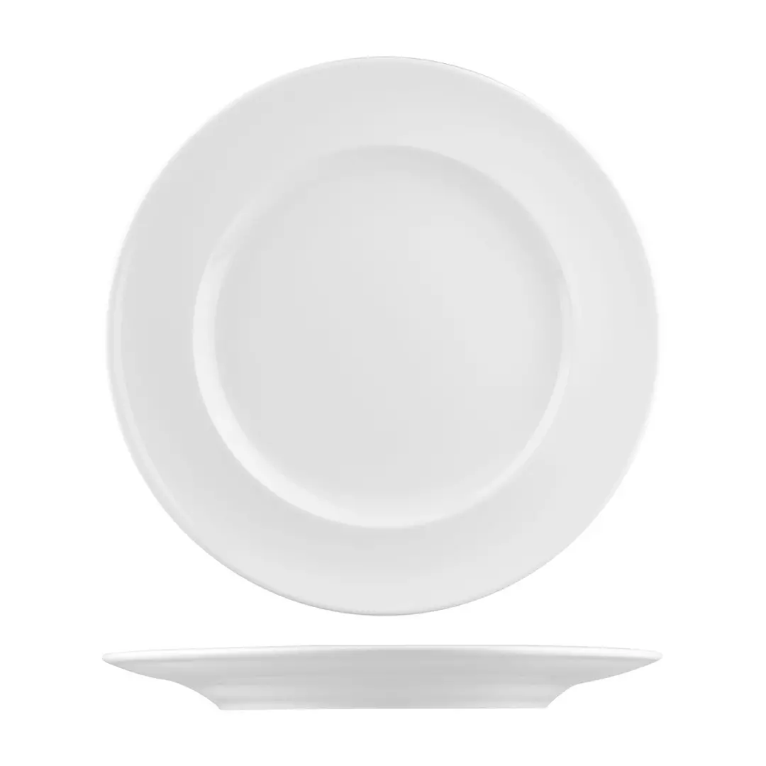 RAK Porcelain Classic Gourmet Round Plate Wide Rim 330mm