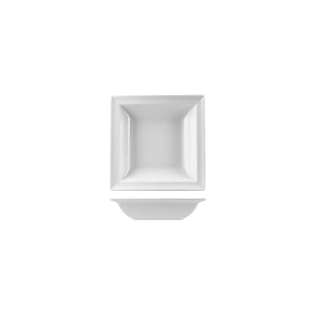 RAK Porcelain Classic Gourmet Square Bowl Narrow Rim 650ml