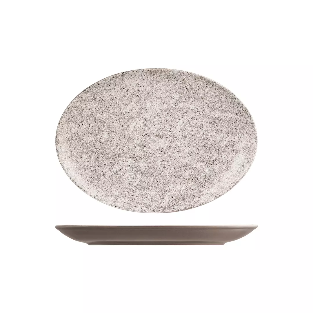 RAK Porcelain Opulenz Oval Coupe Plate RO4320