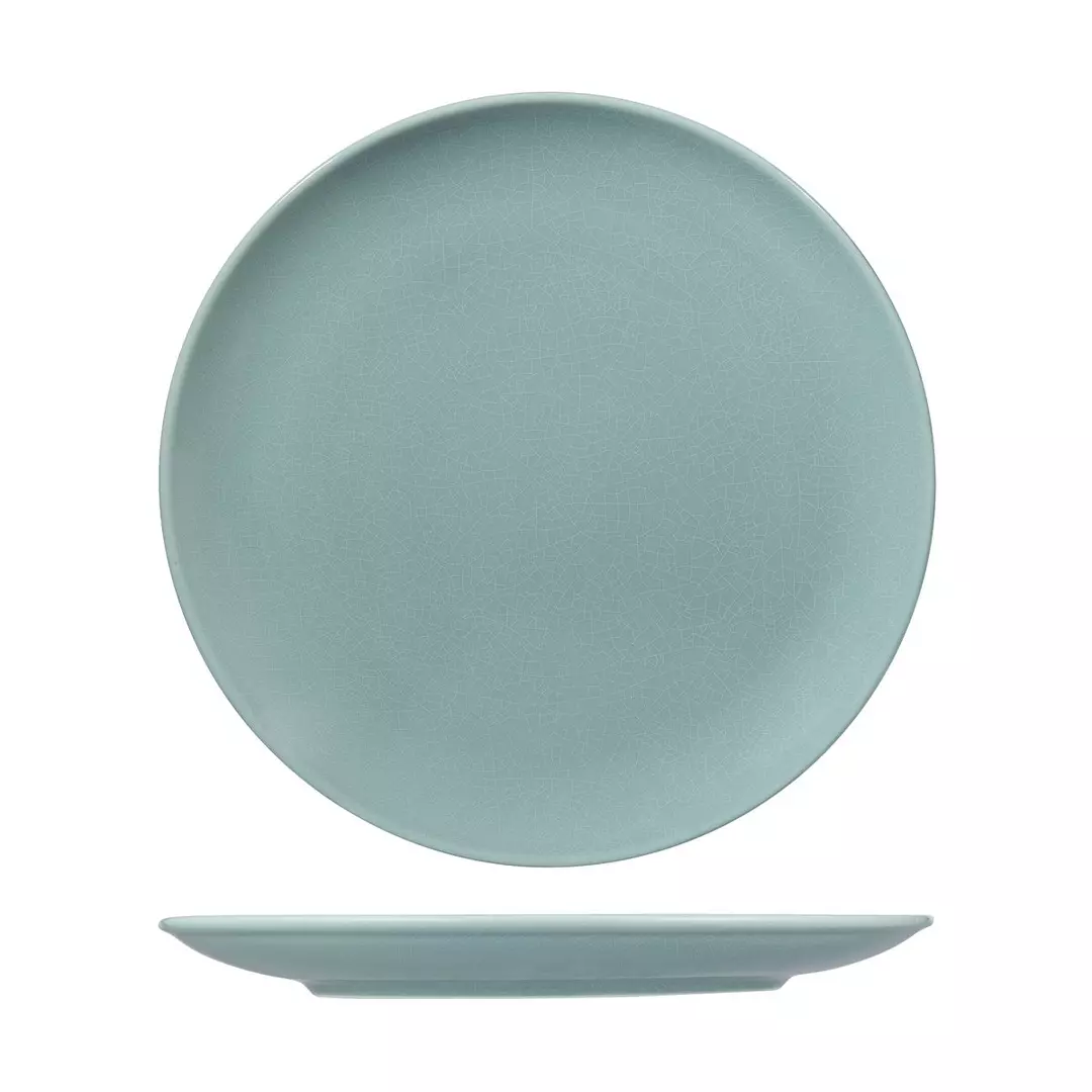 RAK Porcelain Vintage Blue Round Coupe Plate 310mm