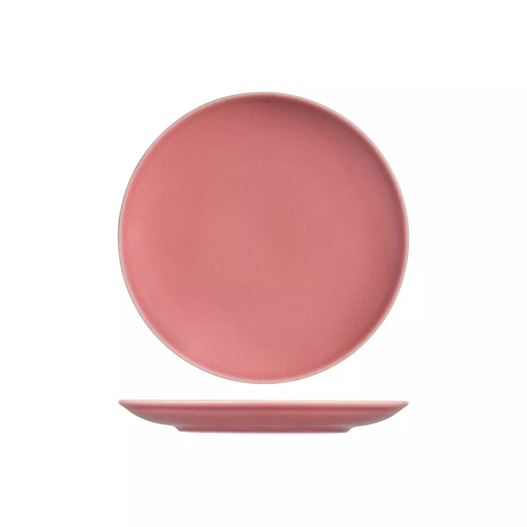RAK Porcelain Vintage Pink Round Coupe Plate 240mm